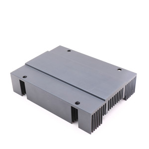 aluminum extruded heat sink with fan mounting for smart home device